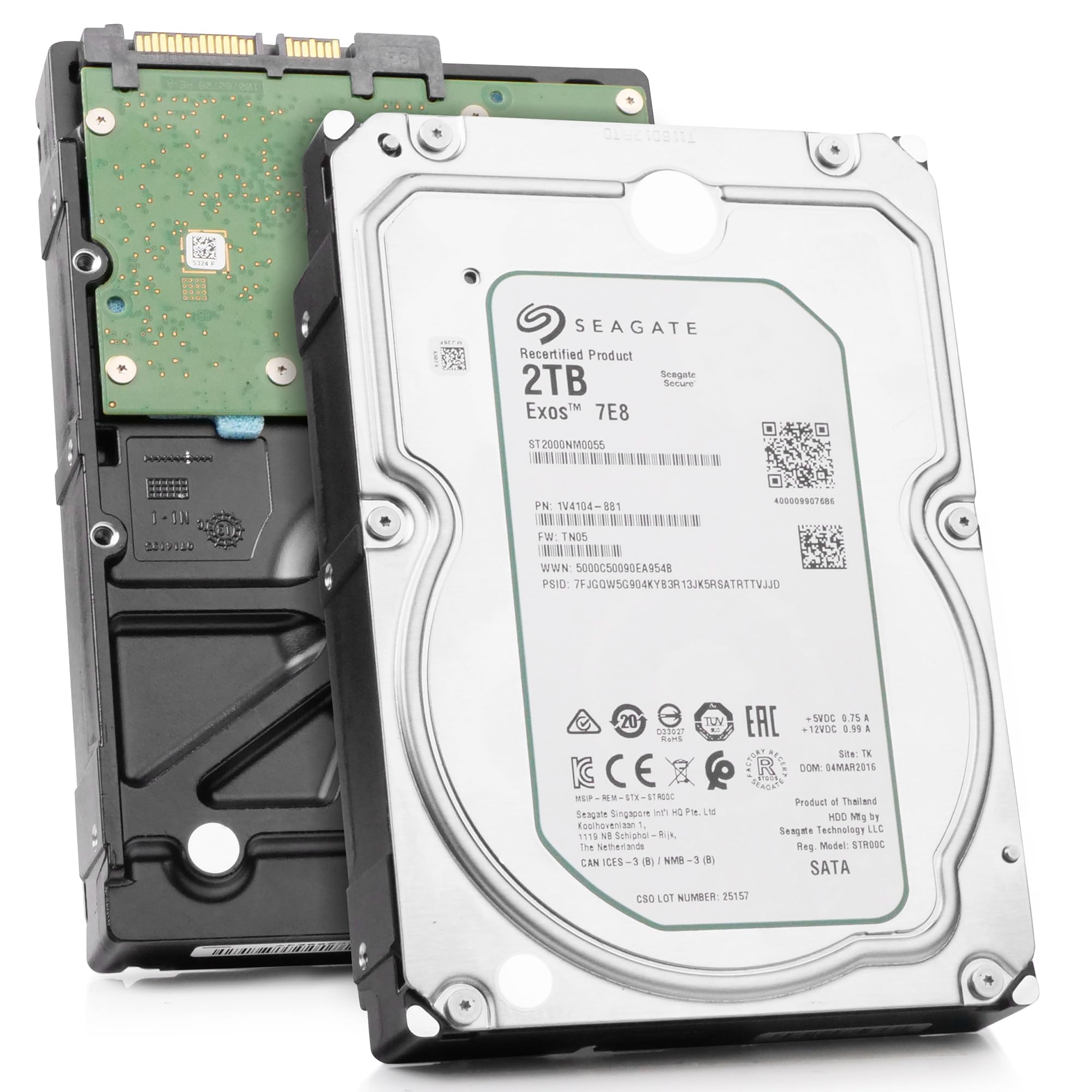 Amazon.com: Seagate ST2000NM0055 Enterprise Capacity 3.5'' HDD 2TB